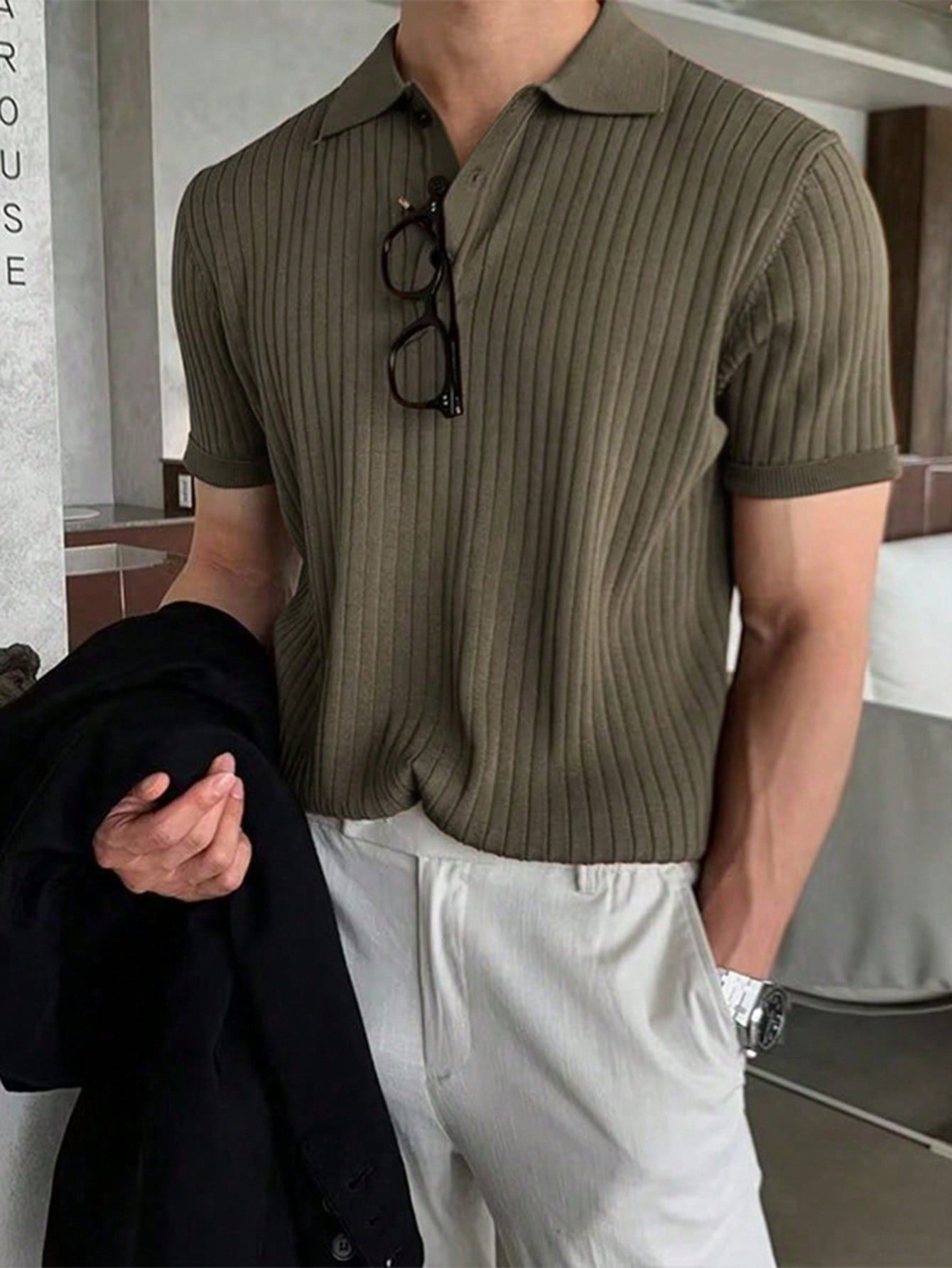 Timeless Knitted Polo Shirt